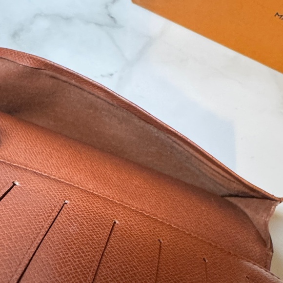 Authentic Louis Vuitton Brown Monogram Long Bifold Wallet with COA, Box & Bag - Picture 6 of 17